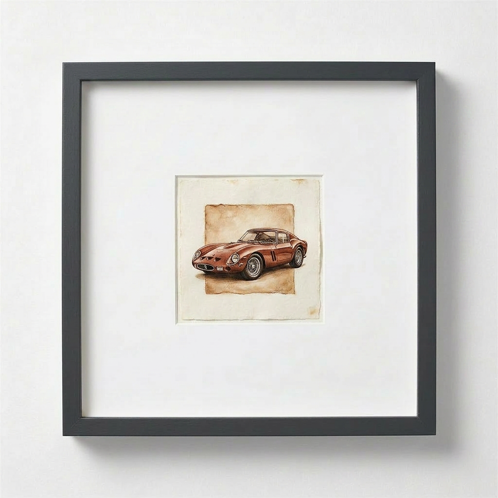 Sina Classic Wood Picture Frame Painted With Interchangeable Mats