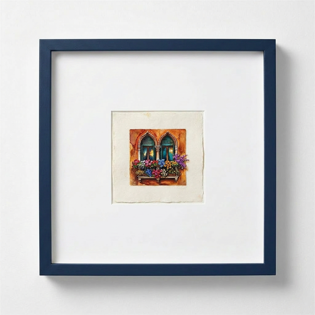 Sina Classic Wood Picture Frame Painted With Interchangeable Mats