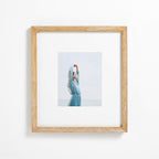 Maple Classic Unstained White Oak Picture Frame With Interchangeable Mats