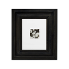 Aileen Traditional Stained Wood Picture Frame With Interchange Mats